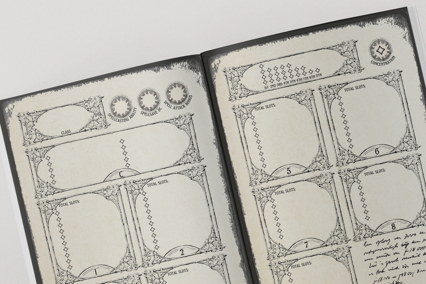 Gothic DnD Journal 8x6" A5