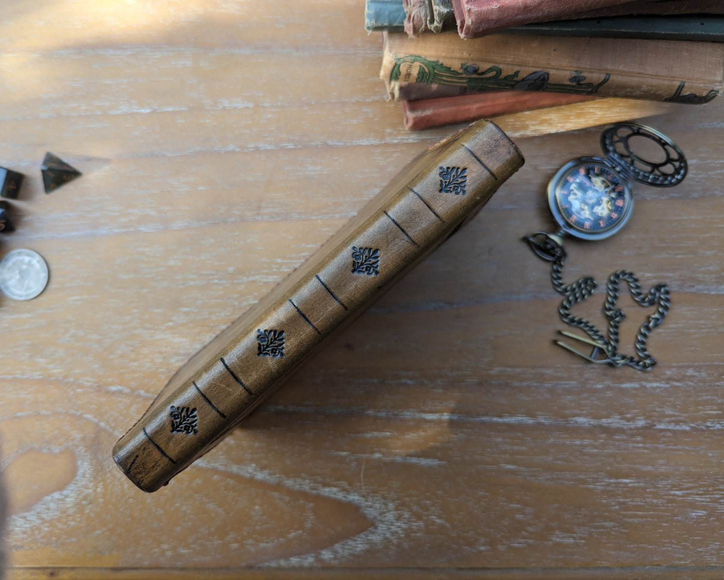 Leather DnD Spellbook + Spell Cards