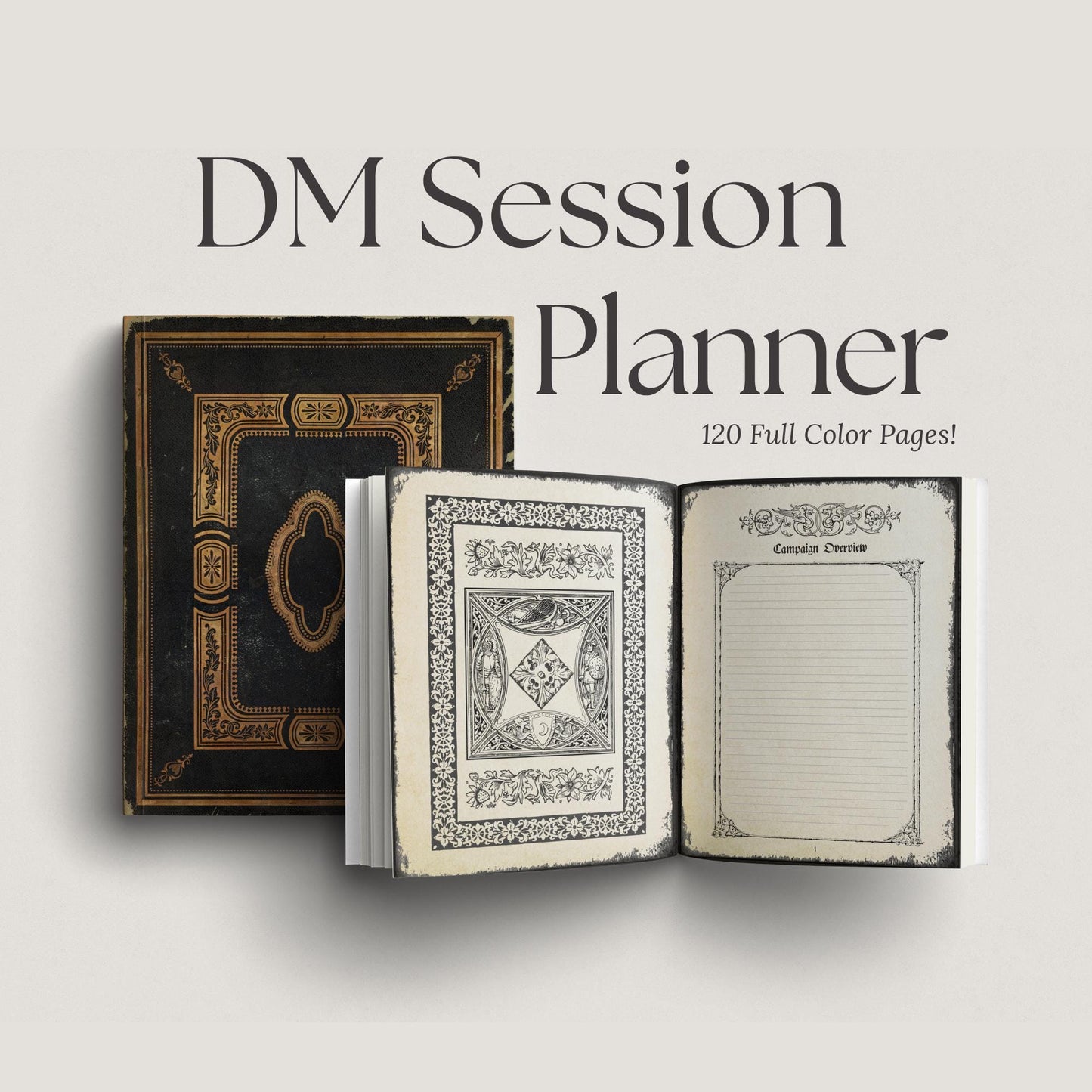 Gothic DnD DM Planner 8.5x11"