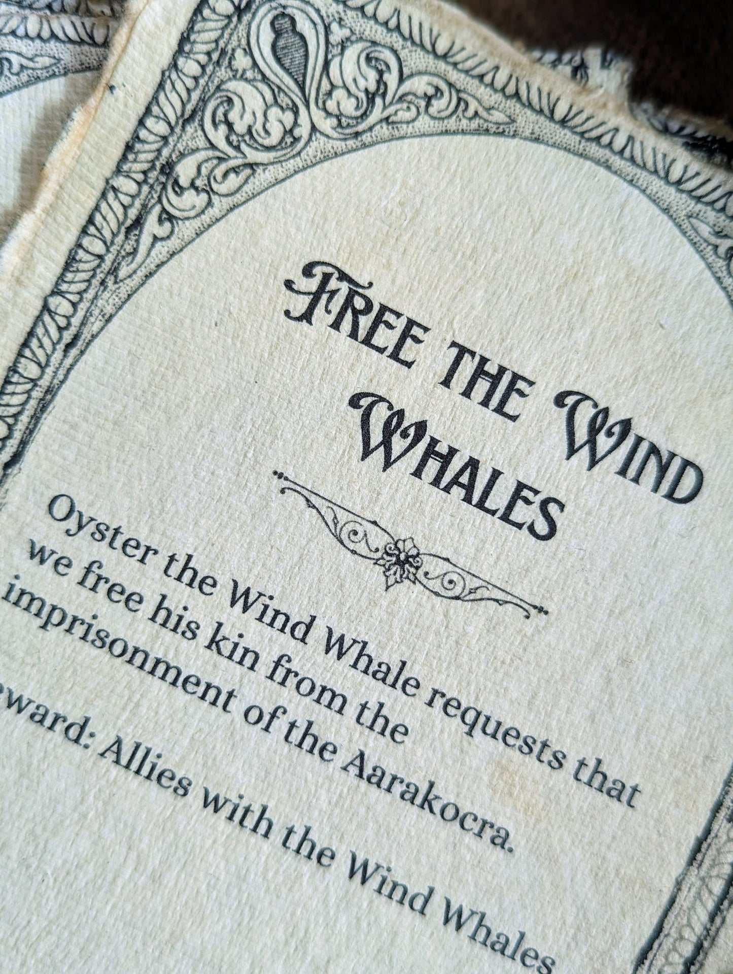 DnD Printable Quest Cards