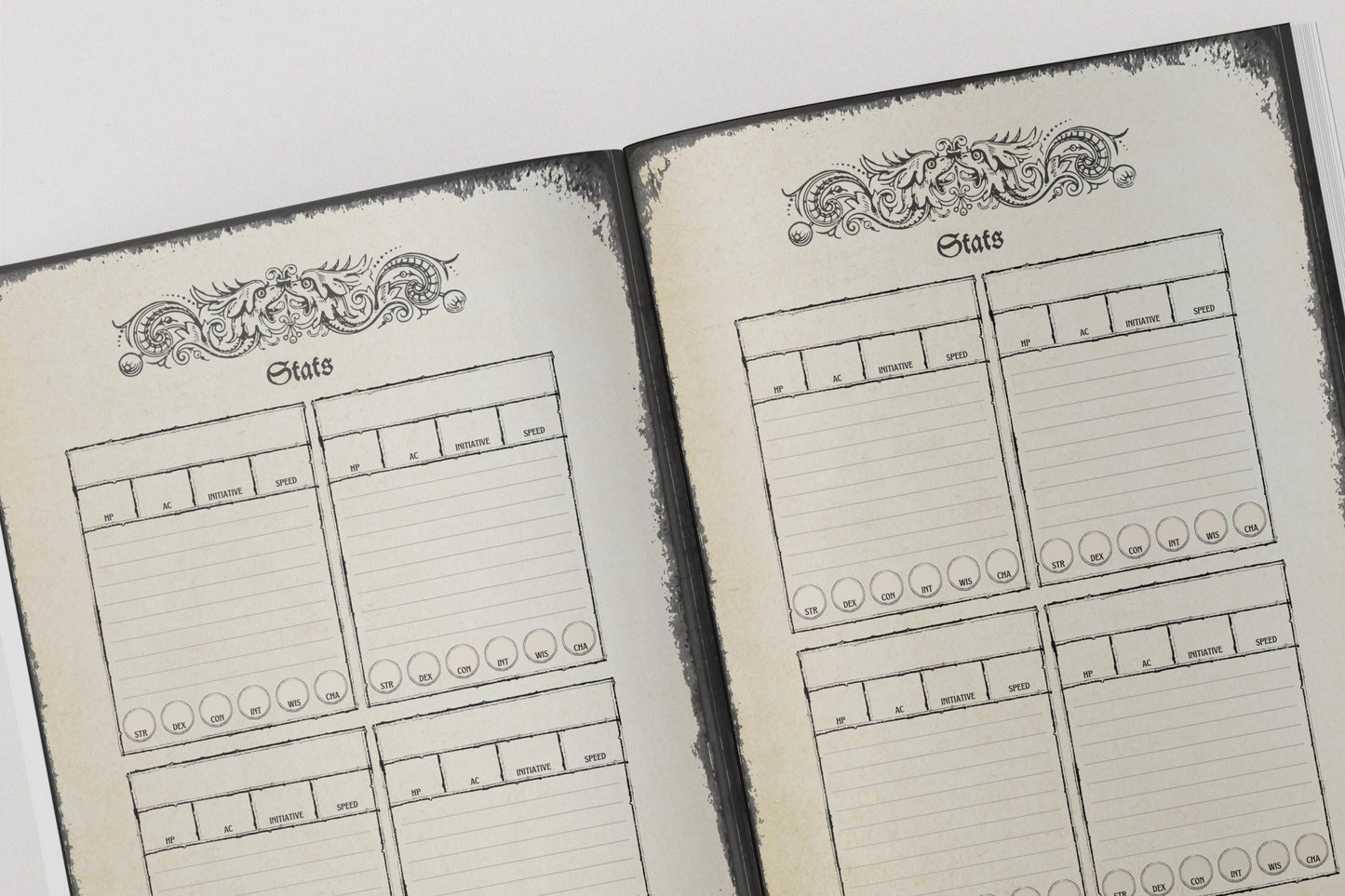 Gothic DnD DM Planner 8.5x11"