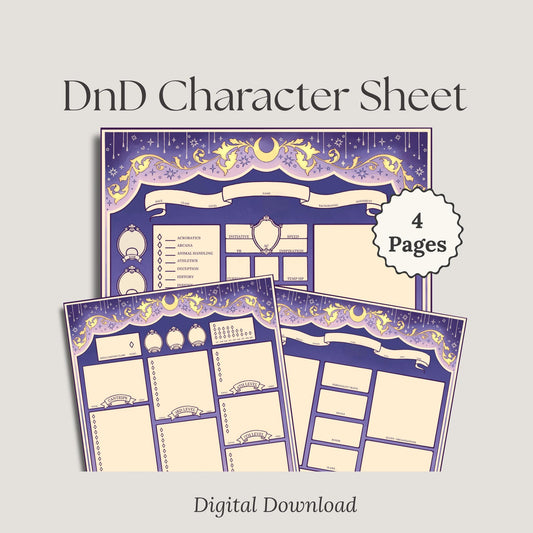 Divination Wizard DnD Character Sheet