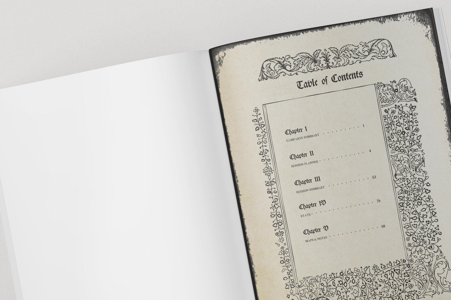 Gothic DnD DM Planner 8.5x11"