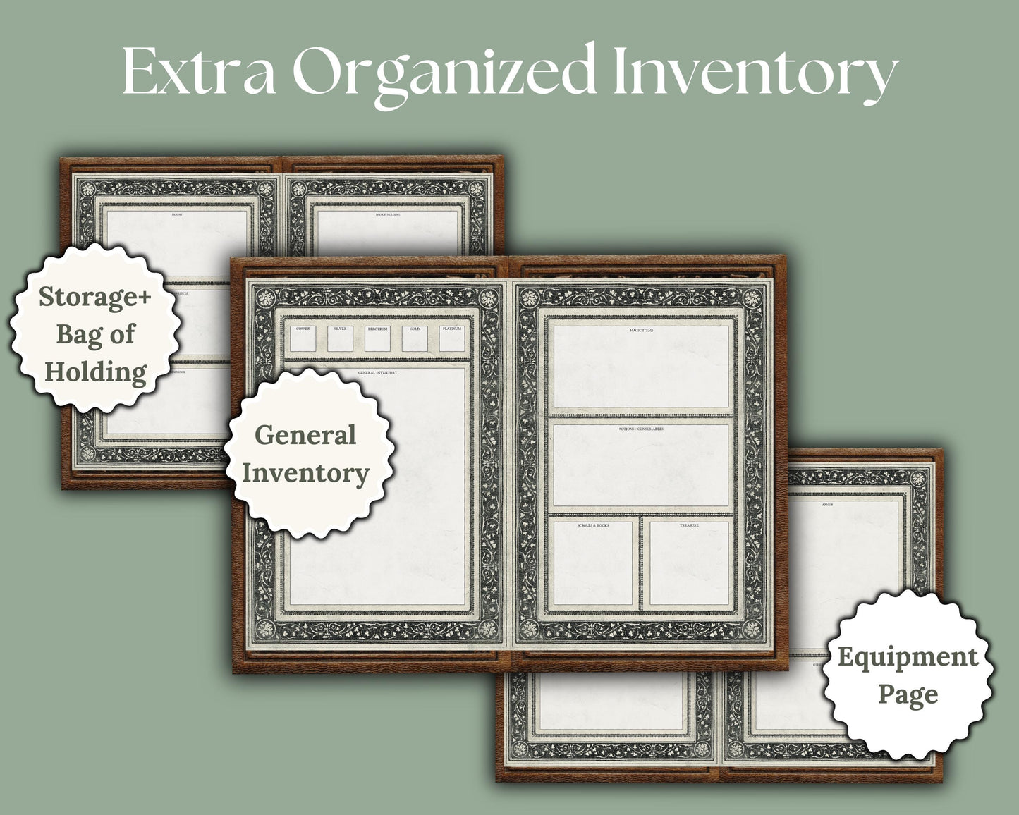 Medieval DnD Character Sheet