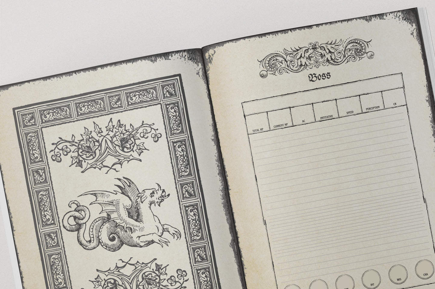 Gothic DnD Worldbuilding Journal 8.5x11"