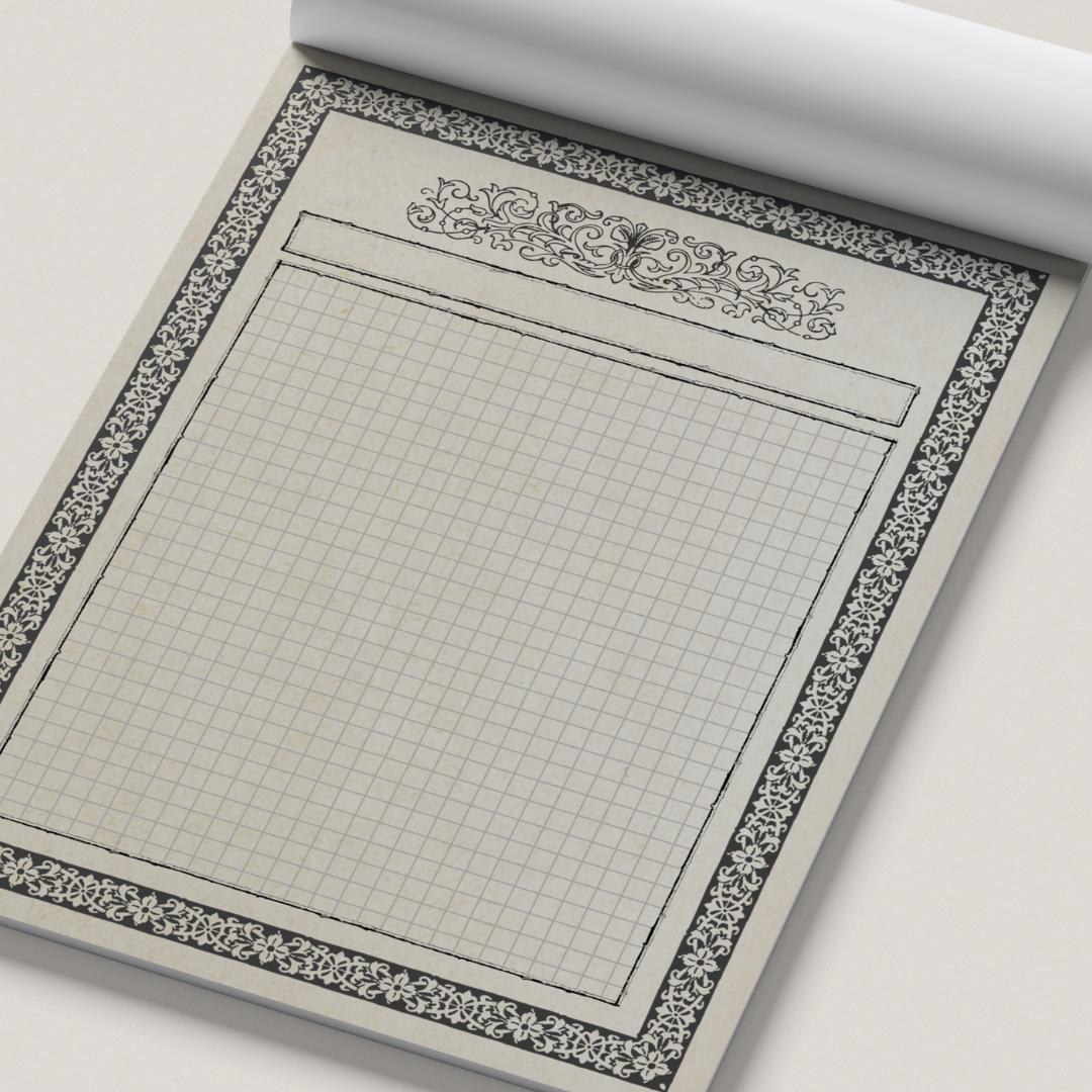 Gothic DnD Map Pad | 8.5x11"