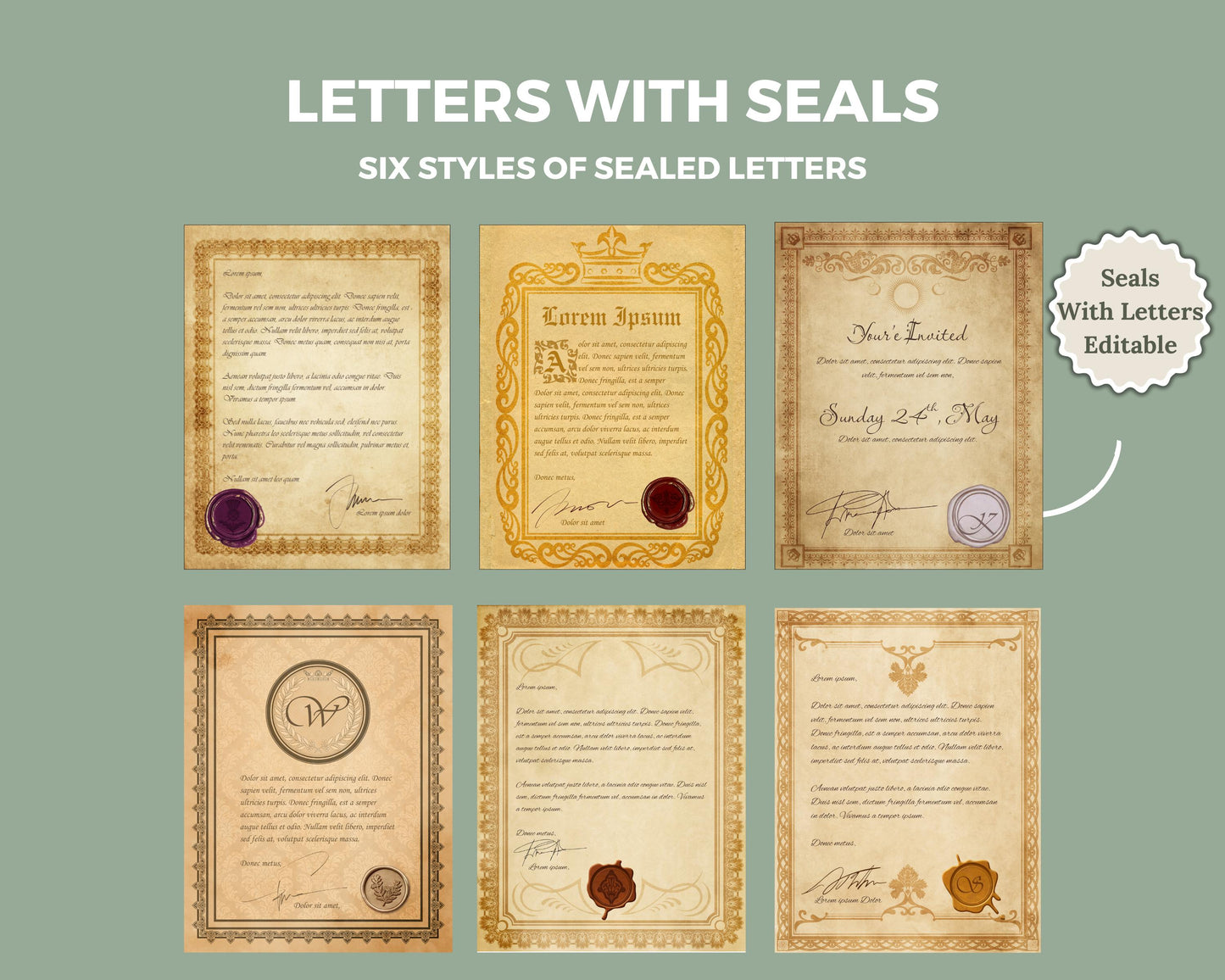 TTRPG Letter Handouts