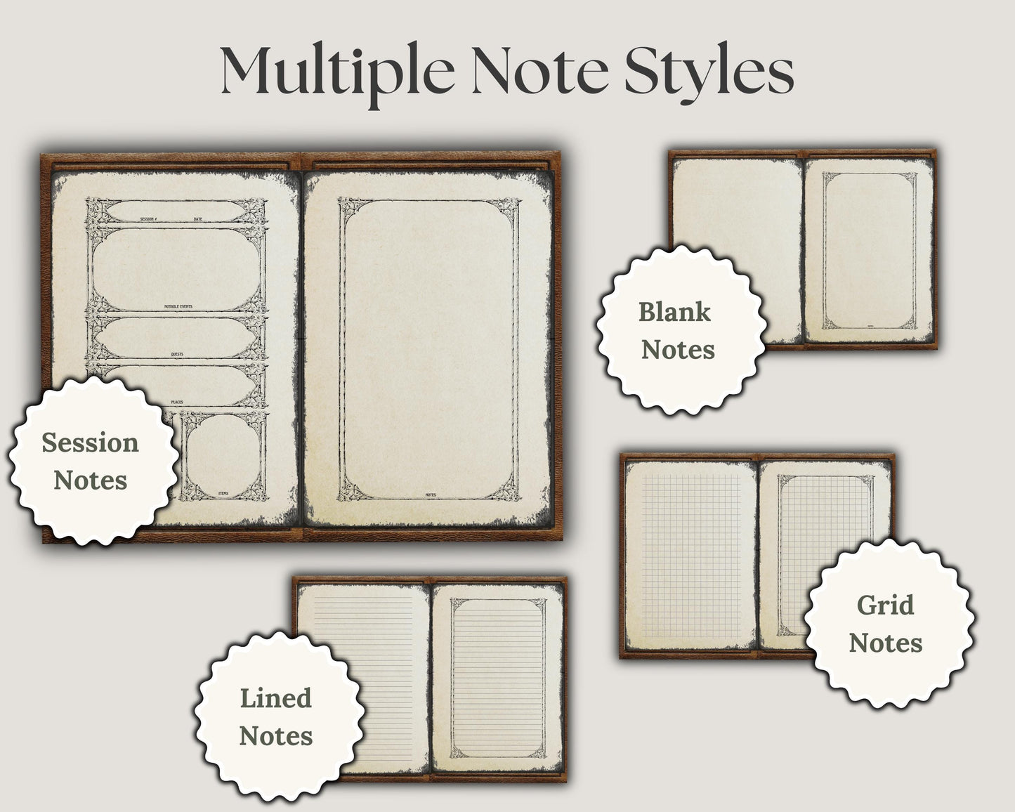 Gothic Printable Bundle