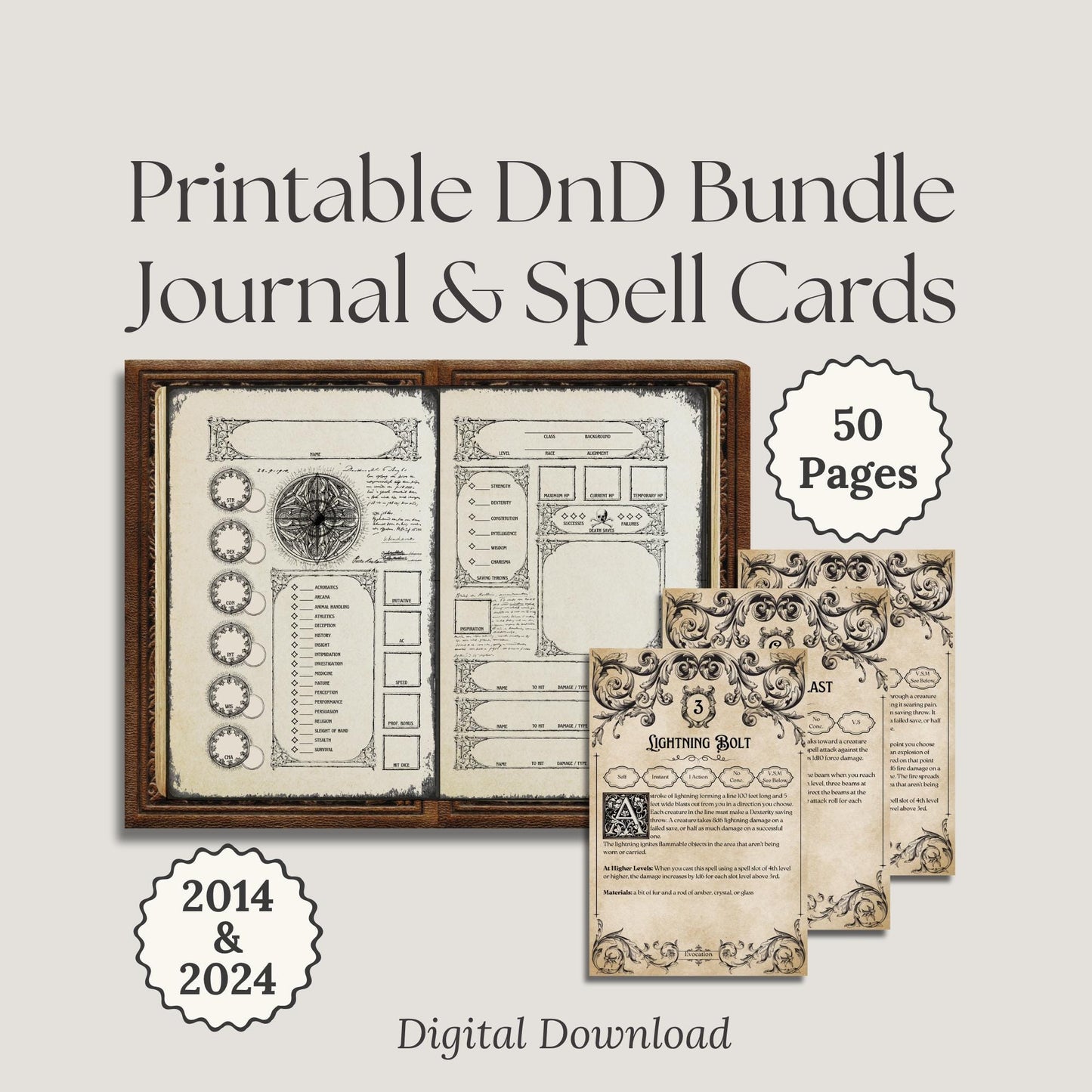 Gothic Printable Bundle