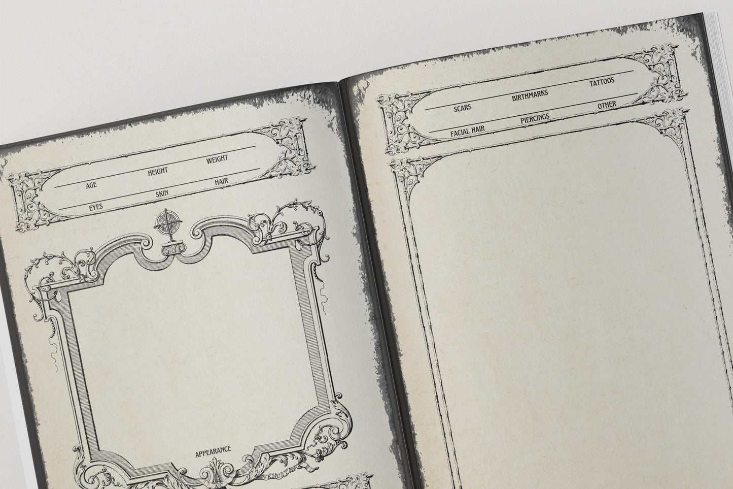 Gothic DnD Campaign Journal 8x6" A5