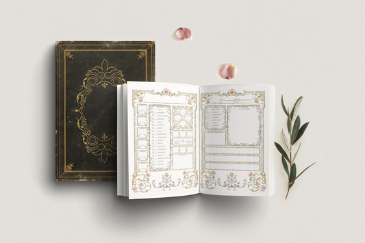 Floral DnD Journal 8x6" A5