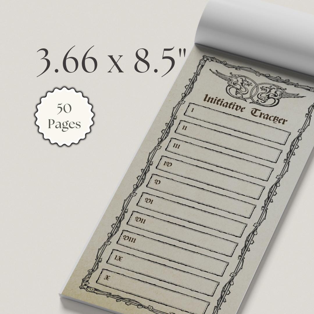 Gothic DnD Notepad Bundle