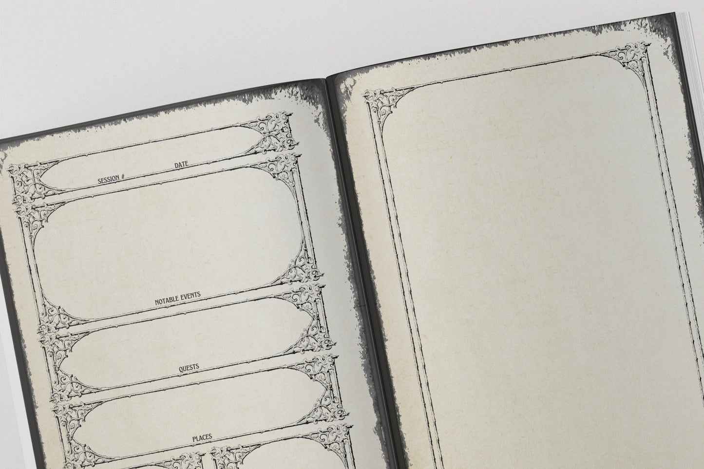 Gothic DnD Campaign Journal 8x6" A5