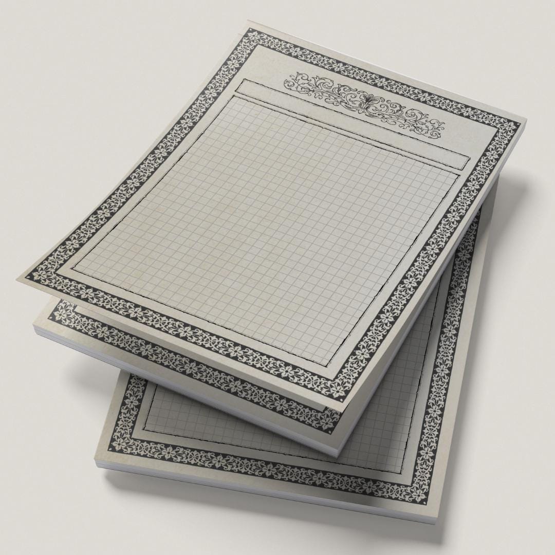 Gothic DnD Notepad Bundle