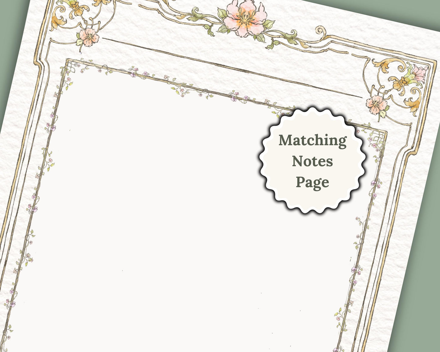 Floral Daggerheart Character Sheet