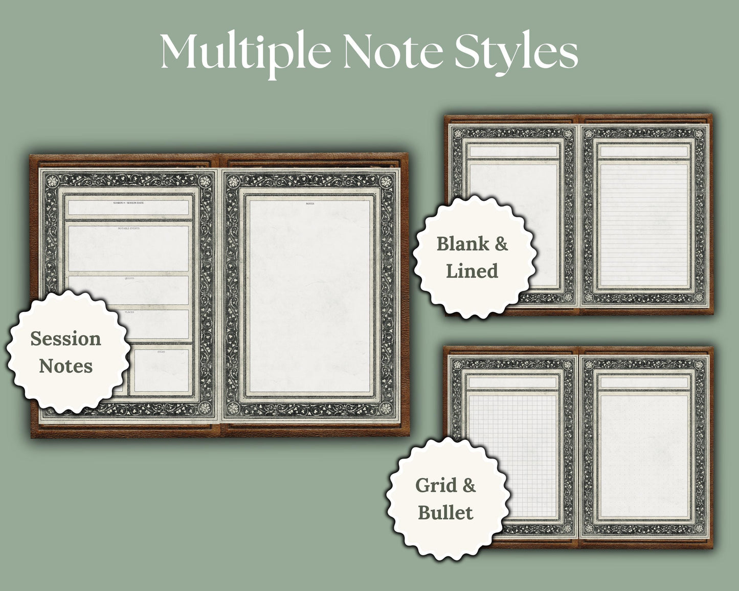 Medieval DnD Character Sheet