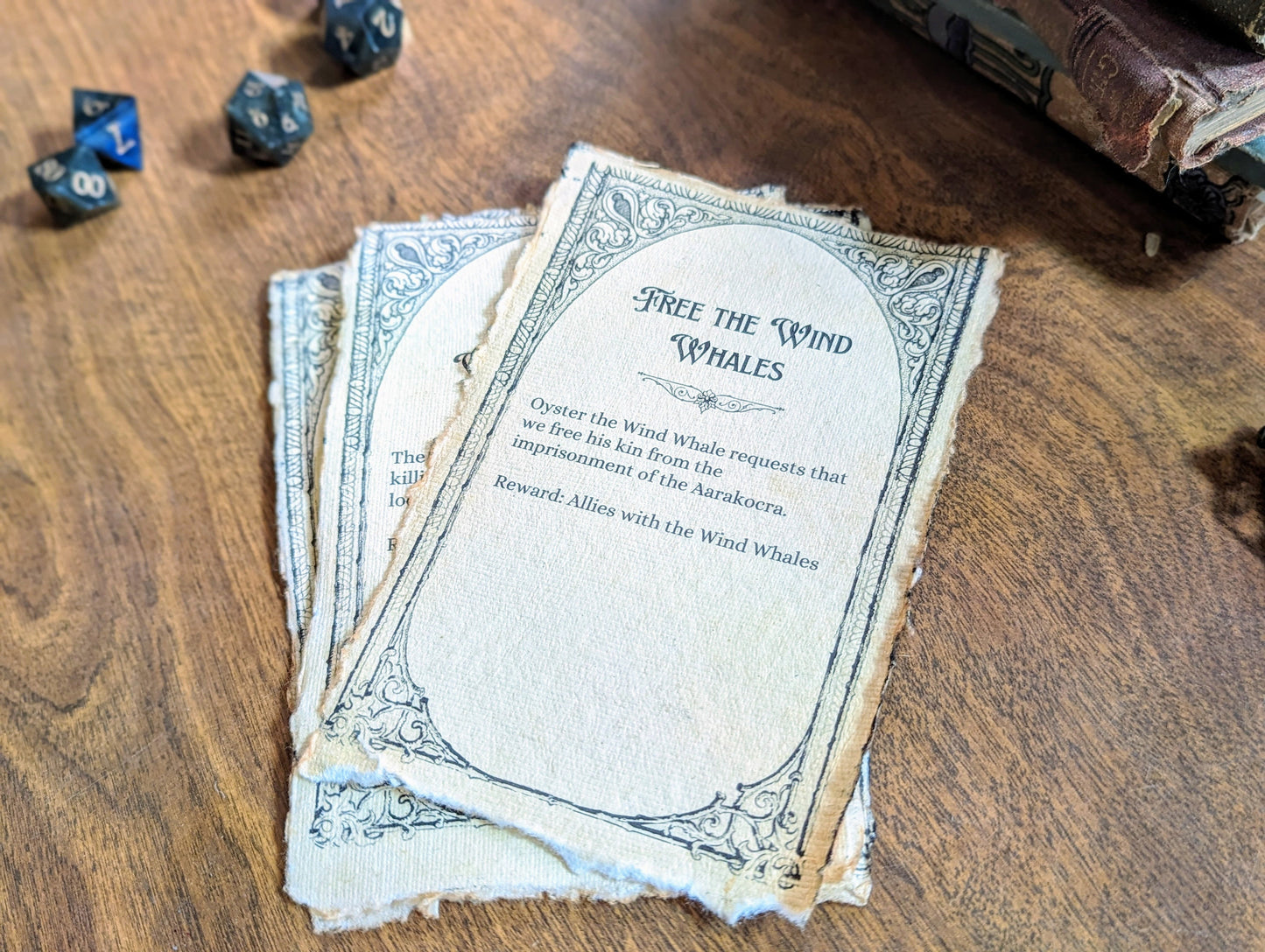DnD Printable Quest Cards