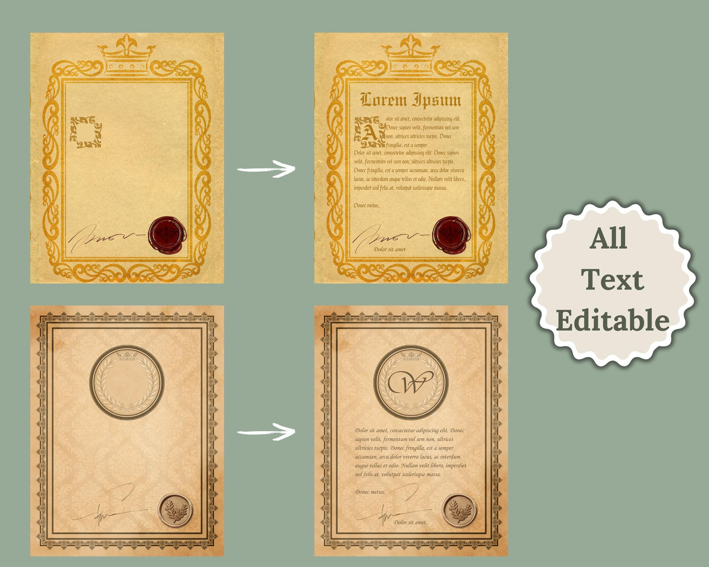 TTRPG Letter Handouts