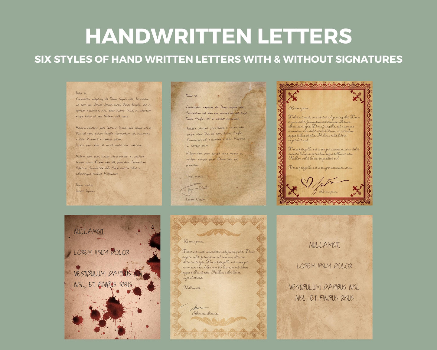 TTRPG Letter Handouts